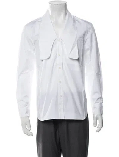 Pre-owned Tibi Long Sleeve Dress Shirt W/ Tags In White