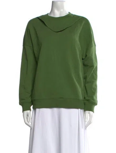 Pre-owned Tibi Long Sleeve Sweatshirt W/ Tags In Green