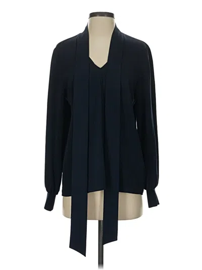 Pre-owned Tibi Long Sleeve T-shirt In Blue