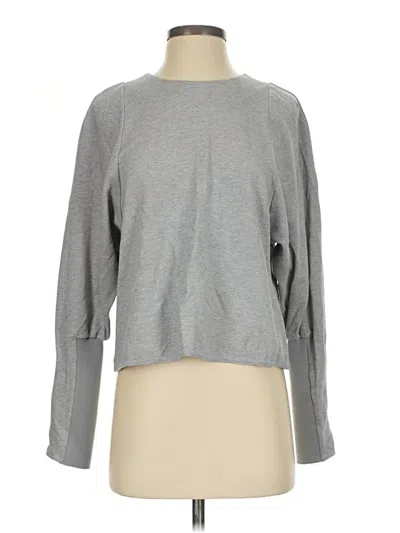 Pre-owned Tibi Long Sleeve T-shirt In Gray