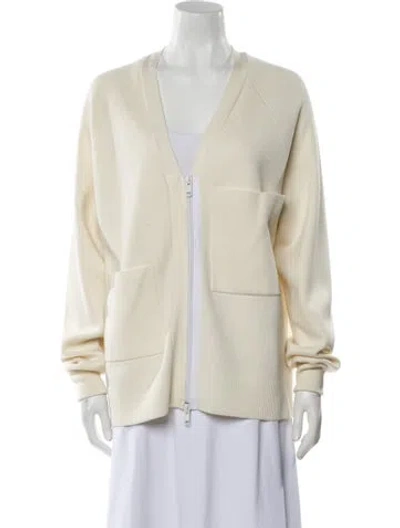 Pre-owned Tibi Merino Wool Blazer In Neutral