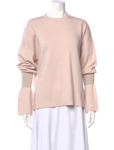 Pre-owned Tibi Merino Wool Crew Neck Sweater W/ Tags In Pink