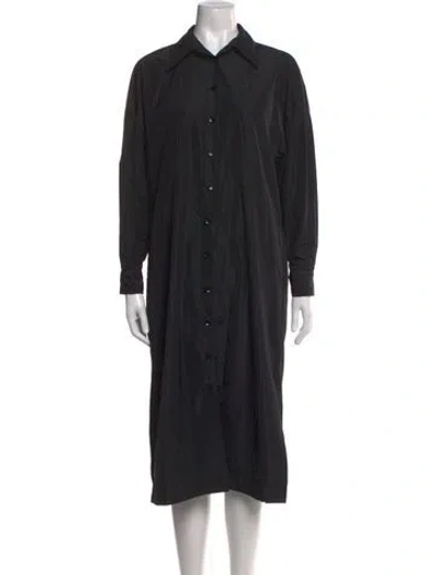 Pre-owned Tibi Midi Length Dress In Black
