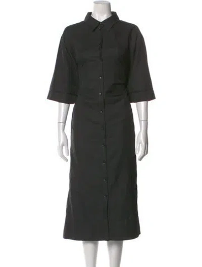 Pre-owned Tibi Midi Length Dress In Black