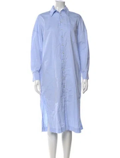 Pre-owned Tibi Midi Length Dress In Blue