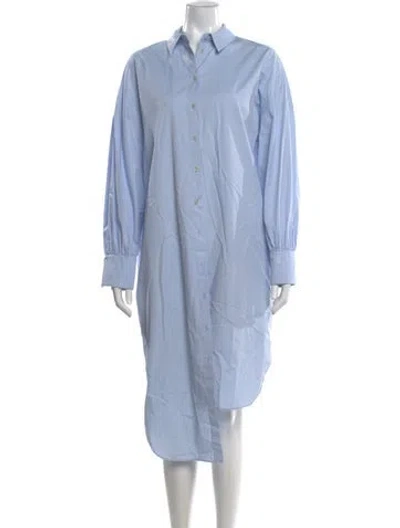 Pre-owned Tibi Midi Length Dress In Blue