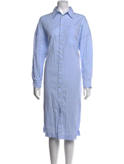 Pre-owned Tibi Midi Length Dress In Blue