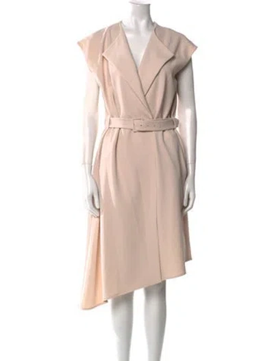 Pre-owned Tibi Midi Length Dress W/ Tags In Neutral