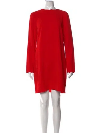 Pre-owned Tibi Midi Length Dress W/ Tags In Red
