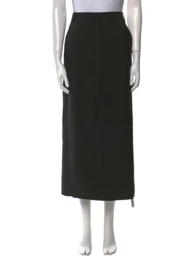 Pre-owned Tibi Midi Length Skirt In Black
