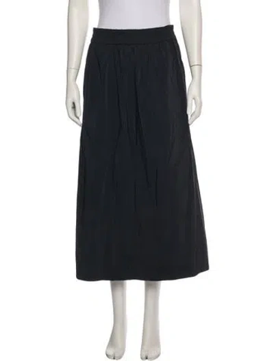 Pre-owned Tibi Midi Length Skirt In Black