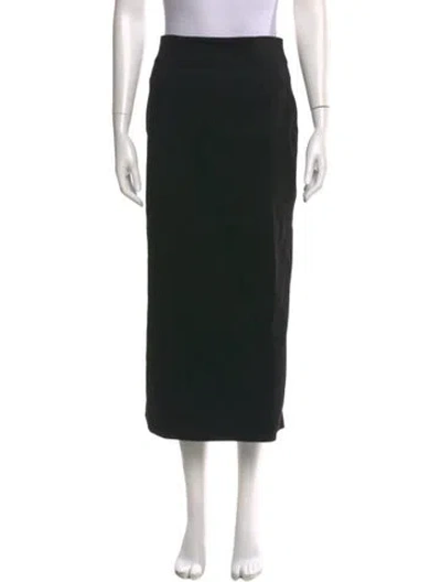 Pre-owned Tibi Midi Length Skirt In Black