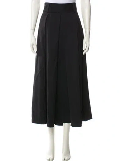 Pre-owned Tibi Midi Length Skirt In Black