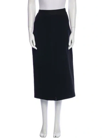 Pre-owned Tibi Midi Length Skirt In Black