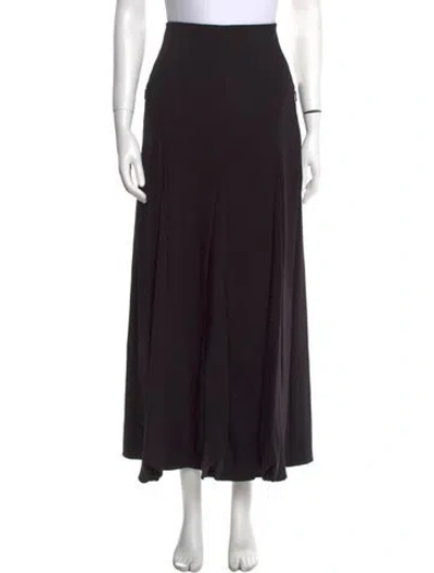 Pre-owned Tibi Midi Length Skirt In Black