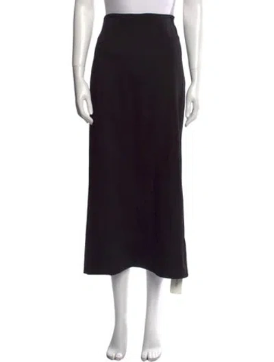 Pre-owned Tibi Midi Length Skirt In Black