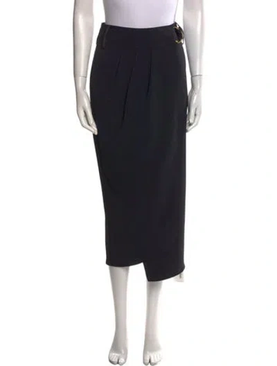 Pre-owned Tibi Midi Length Skirt In Black