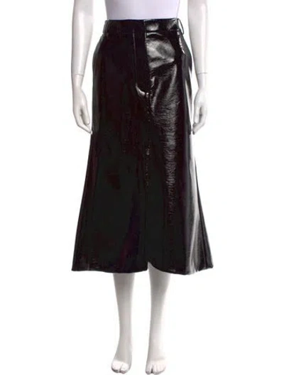 Pre-owned Tibi Midi Length Skirt In Black