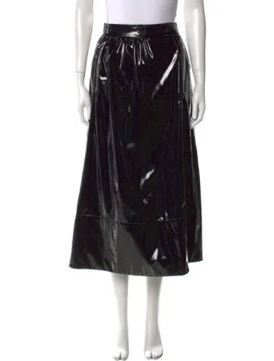 Pre-owned Tibi Midi Length Skirt In Black