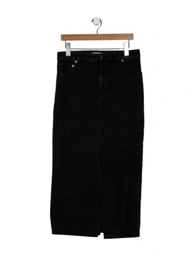 Pre-owned Tibi Midi Length Skirt In Black