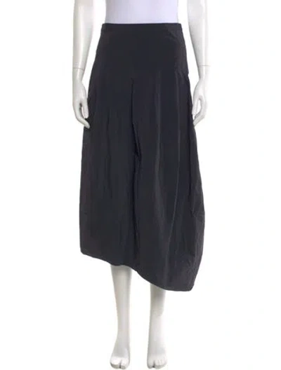 Pre-owned Tibi Midi Length Skirt In Black