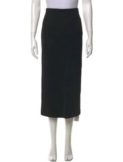 Pre-owned Tibi Midi Length Skirt In Black