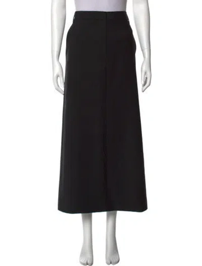 Pre-owned Tibi Midi Length Skirt In Black