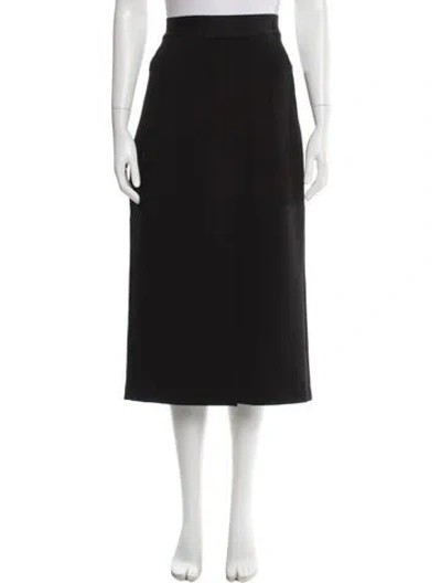 Pre-owned Tibi Midi Length Skirt In Black