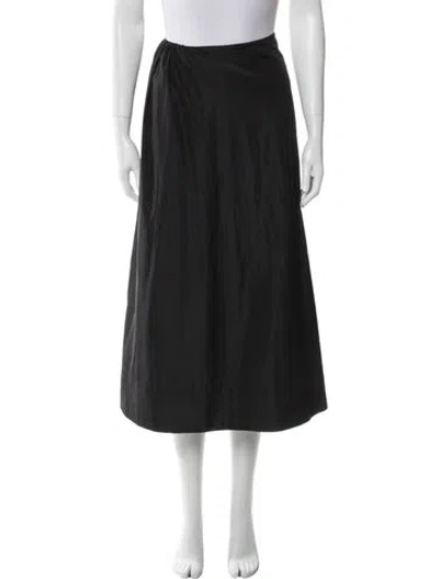 Pre-owned Tibi Midi Length Skirt In Black