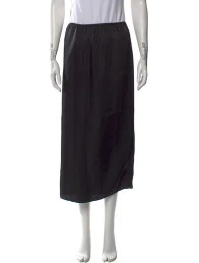 Pre-owned Tibi Midi Length Skirt In Black
