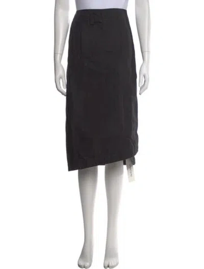 Pre-owned Tibi Midi Length Skirt In Black