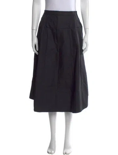 Pre-owned Tibi Midi Length Skirt In Black
