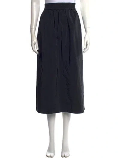 Pre-owned Tibi Midi Length Skirt In Black