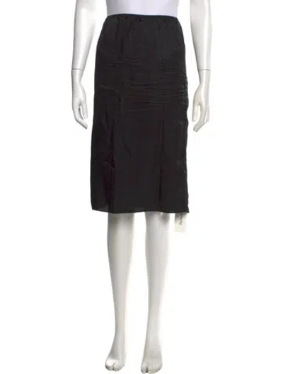 Pre-owned Tibi Midi Length Skirt In Black
