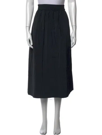 Pre-owned Tibi Midi Length Skirt In Black