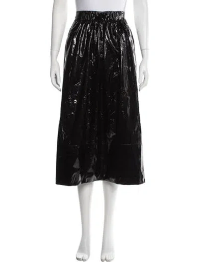 Pre-owned Tibi Midi Length Skirt In Black