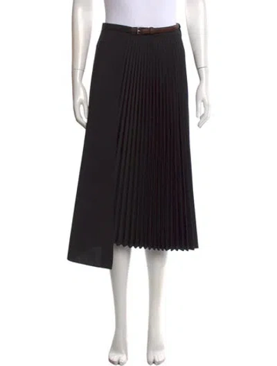 Pre-owned Tibi Midi Length Skirt In Black