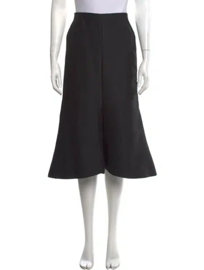 Pre-owned Tibi Midi Length Skirt In Black