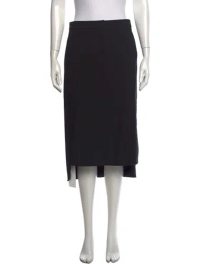 Pre-owned Tibi Midi Length Skirt In Black