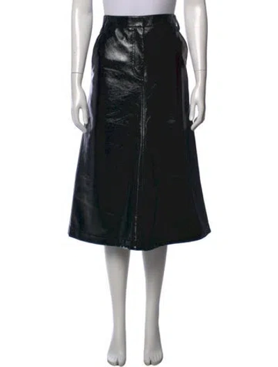 Pre-owned Tibi Midi Length Skirt In Black