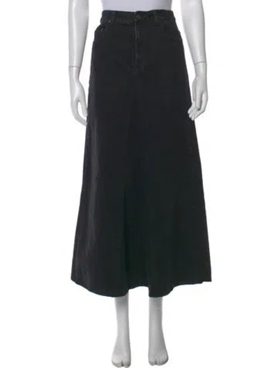 Pre-owned Tibi Midi Length Skirt In Black