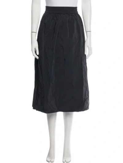 Pre-owned Tibi Midi Length Skirt In Black