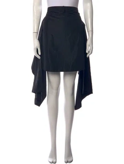 Pre-owned Tibi Midi Length Skirt In Black