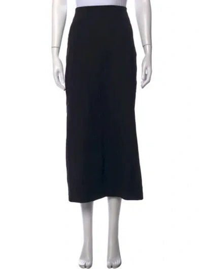Pre-owned Tibi Midi Length Skirt In Black