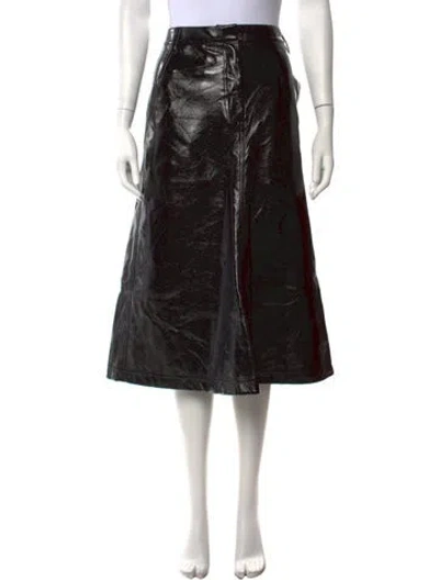 Pre-owned Tibi Midi Length Skirt In Black