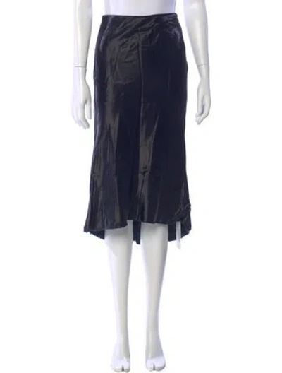 Pre-owned Tibi Midi Length Skirt In Blue