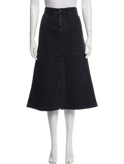 Pre-owned Tibi Midi Length Skirt In Blue