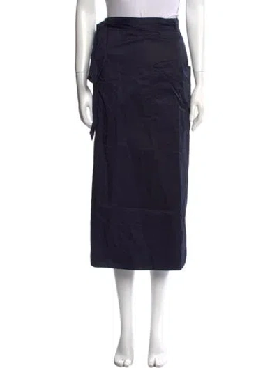Pre-owned Tibi Midi Length Skirt In Blue