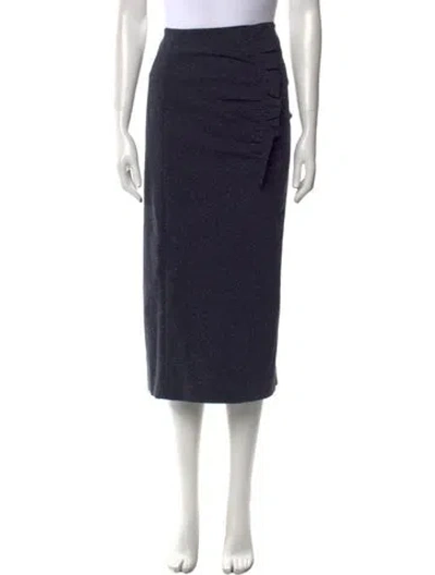 Pre-owned Tibi Midi Length Skirt In Blue