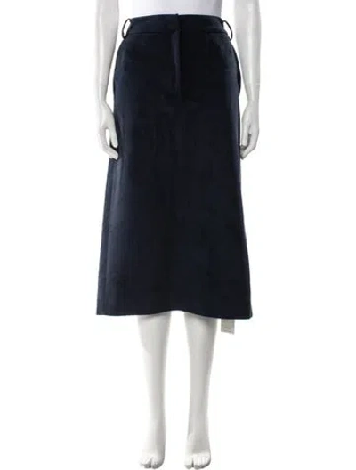 Pre-owned Tibi Midi Length Skirt In Blue